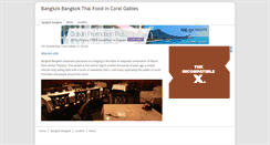 Desktop Screenshot of bangkokcoralgables.com