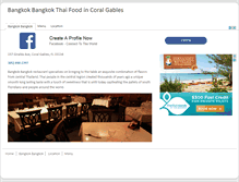 Tablet Screenshot of bangkokcoralgables.com